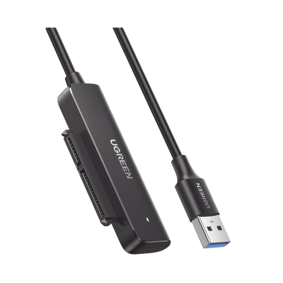 Cable Adaptador SATA a USB 3.0 | SATA 3.0/2.0 | Soporta HDD y SSD de 2.5″ | Soporta S.M.A.R.T, TRIM, UASP | No Requiere Adaptador de Corriente | Cable 50 cm.