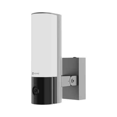 Cámara IP 4 Megapíxel / Wi-Fi / Lampara Integrada / Audio de dos vías / Imágen Nocturna a Color / Detección Humana / Audios Personalizables  / Uso Exterior con Protección