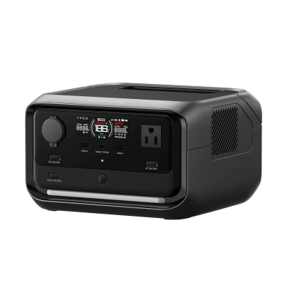 EcoFlow River 3 Plus | Estación de Energía Portátil 286Wh Litio LFP / 4 AC 800W (Max. 1600W) / 1 USB-C 100W / 3 USB -A 12W / Cargador de Coche 10A, 126W Max. / Conectividad WiFi y Bluetooth (App) / Carga Solar 220W Max.