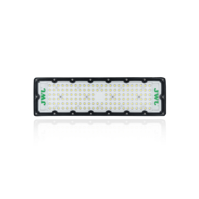 Reflector LED 100 W /350 x 100 mm / 85 – 265 Vca~ 50/60Hz / TCC 6 500 K / Uso en exterior.