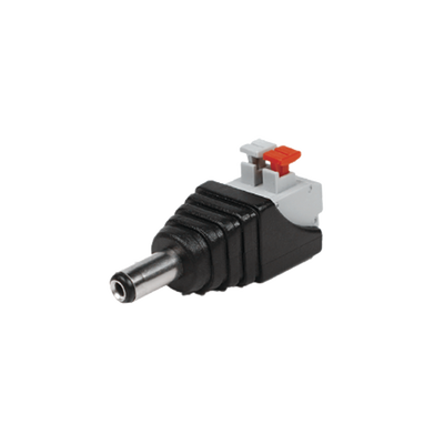 Adaptador Tipo Jack de 3.5 mm Macho Polarizado de 12 Vcc con Terminales de Presión